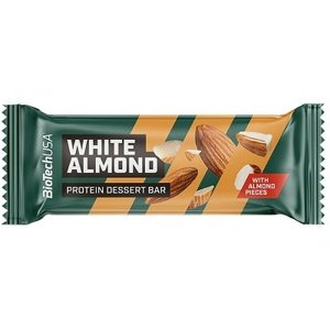 Biotech USA BiotechUSA Protein Dessert Bar 50 g - White Almond PROŠLÉ DMT 6.6.2024