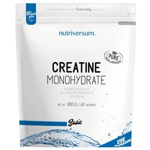 Nutriversum Creatine Monohydrate 300 g VÝPRODEJ (POŠK. OBAL)