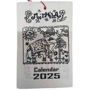 nepálský kalendář 2025 (malý) - Mithila