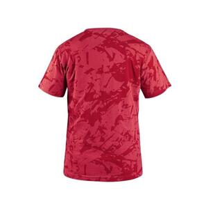 Tričko CXS MERLIN, krátký rukáv, červené, vel. 3XL, XXXL