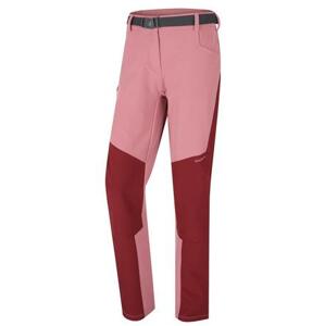 Husky Dámské outdoor kalhoty Keiry L bordo/pink S