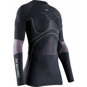 X-Bionic Energy Accumulator 4.0 Shirt Lg Sl Wmn - charcoal/magnolia S