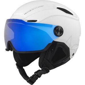 Bollé V-Line - White Matte/Photochromic Blue Mirror 52-55