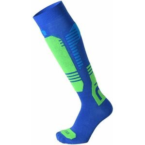 Mico Light W.Superthermo merino kids ski sock - nero fucsia fluo 27-29