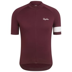 Rapha Men's Core Jersey - Wine/White L