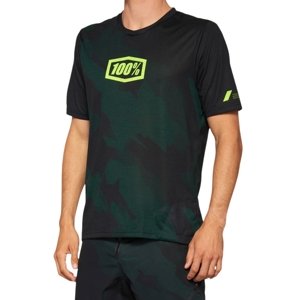 100% Airmatic Le Short Sleeve Jersey Black Camo L