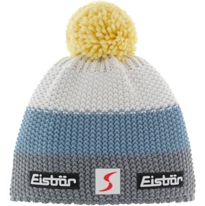 Eisbär Star Pompon MÜ SP - graumele-steeblue-white/banan uni