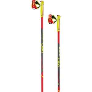 Leki HRC Junior - bright red/black/neonyellow 125