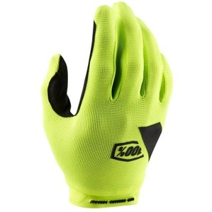 100% Ridecamp Gloves Fluo Yellow M