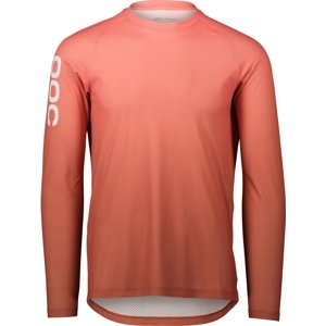 POC M's Essential MTB Lite LS Jersey - Gradient Ammolite Coral L