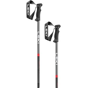 Leki QNTM - black/llight anthracite/bright red 135