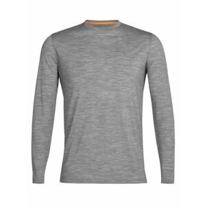 pánské merino triko dlouhý rukáv ICEBREAKER Mens Sphere II LS Tee, Metro Heather velikost: S