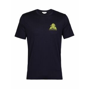 pánské triko krátký rukáv ICEBREAKER Mens Tech Lite II SS Tee Alp Ascension, Midnight Navy velikost: M