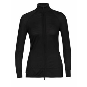 dámská mikina ICEBREAKER Wmns ZoneKnit™ LS Zip, Black velikost: M