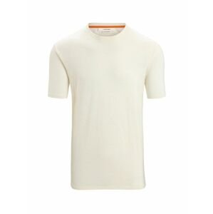 ICEBREAKER Mens Merino Linen SS Tee, Chalk velikost: M