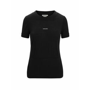 ICEBREAKER Wmns ZoneKnit SS Tee, Black velikost: L