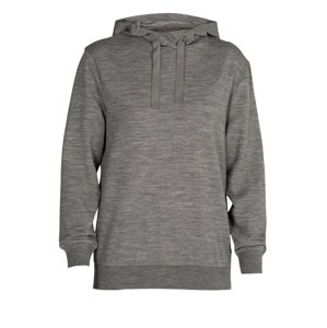 dámská merino mikina ICEBREAKER Wmns Crush LS Hoodie, Gritstone Heather velikost: XS