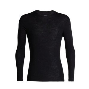 pánské merino triko dlouhý rukáv ICEBREAKER Mens 175 Everyday LS Crewe, Black velikost: XXL