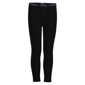 Dětské merino spodky ICEBREAKER Kids 200 Oasis Leggings, Black velikost: 5