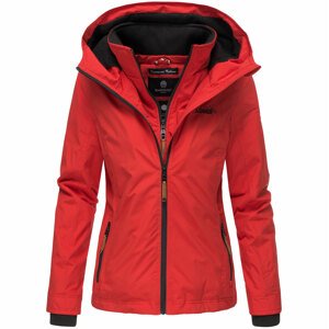 Dámská outdoorová bunda s kapucí Erdbeere Marikoo - RED Velikost: XXL