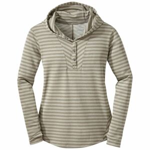 Outdoor Research Women's Keara Hooded Henley, cairn/walnut velikost: M