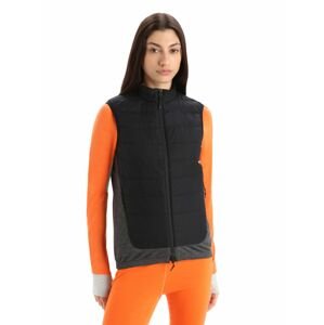 Dámská vesta ICEBREAKER Wmns MerinoLoft™ Vest, Black/Jet Heather/Cb velikost: XL