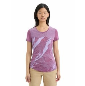 ICEBREAKER Wmns Sphere II SS Tee Trail, Go Berry Heather velikost: S