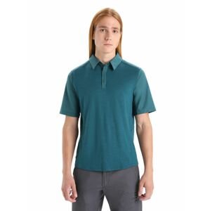 ICEBREAKER Mens Hike SS Top, Green Glory velikost: L