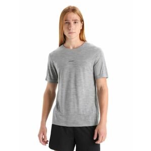 Pánské merino triko krátký rukáv ICEBREAKER Mens ZoneKnit SS Tee, Metro Heather velikost: L