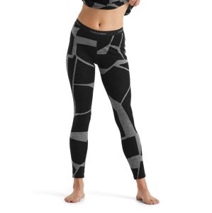 Dámské spodky ICEBREAKER Wmns 250 Vertex Leggings  Landscapes, Black/J velikost: M