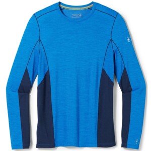 Smartwool MERINO SPORT LONG SLEEVE CREW laguna blue-deep navy Velikost: S pánské tričko s dlouhým rukávem