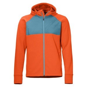 Marmot Hanging Rock Hoody - red sun/cascade blue Velikost: XL