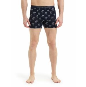 ICEBREAKER Mens Anatomica Boxers, Midnight Navy/Snow/Aop velikost: S