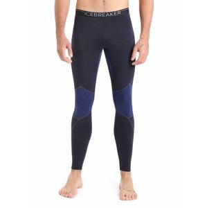 Pánské spodky ICEBREAKER Mens 260 Zone Leggings, Midnight Navy/Royal Navy velikost: L