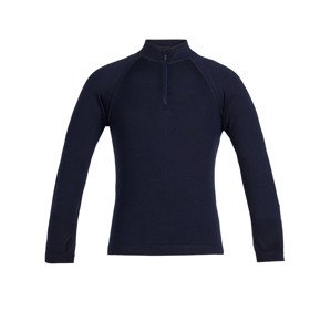 Dětské triko ICEBREAKER Kids 260 Tech LS Half Zip, Midnight Navy velikost: 2