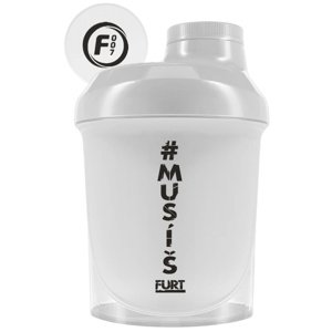 Fitness007 šejkr #musíšfurt 300 ml - bílá