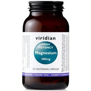 Viridian Nutrition Viridian High potency Magnesium 300mg 120 kapslí