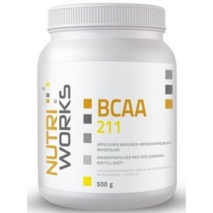 NutriWorks BCAA 2:1:1 500 g - zelené jablko