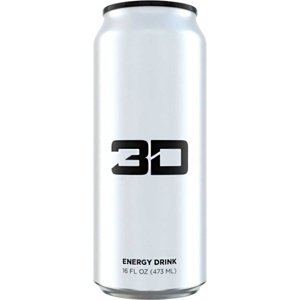 3D Energy drinks 473ml - WHITE