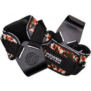 Power System Posilovací háky POWER HOOKS CAMO PS-3370 - oranžová XL