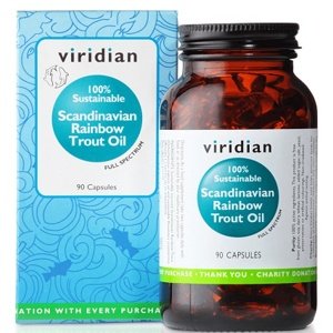 Viridian Nutrition Viridian Scandinavian Rainbow Trout Oil 90 kapslí