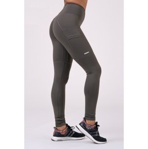 Nebbia High Waist Fit&Smart legíny 505 safari - S