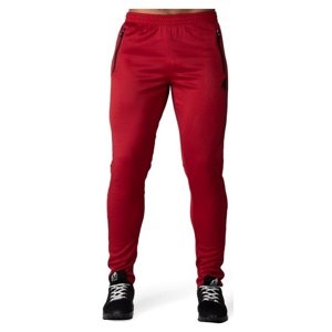 Gorilla Wear Pánské tepláky Ballinger Track Pants Red/Black - S VÝPRODEJ