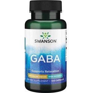 Swanson Gaba 500 mg 100 kapslí