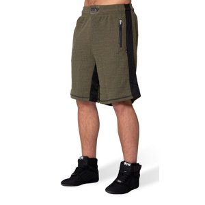 Gorilla Wear Pánské šortky Augustine Old School Shorts Army Green - L/XL
