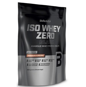 Biotech USA BioTechUSA Iso Whey Zero BLACK 500 g - jahoda