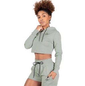 Gorilla Wear Dámský Pixley Crop Top Hoodie Light Green - XS