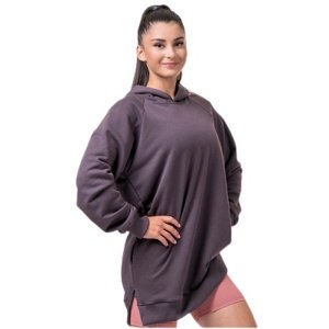 Nebbia Dlouhá Everyday Hero mikina s kapucí 580 marron - XS