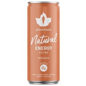 Puhdistamo Natural Energy Drink 330 ml - broskev