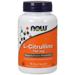 Now Foods L-Citrulline 750mg 90 kapslí PROŠLÉ DMT